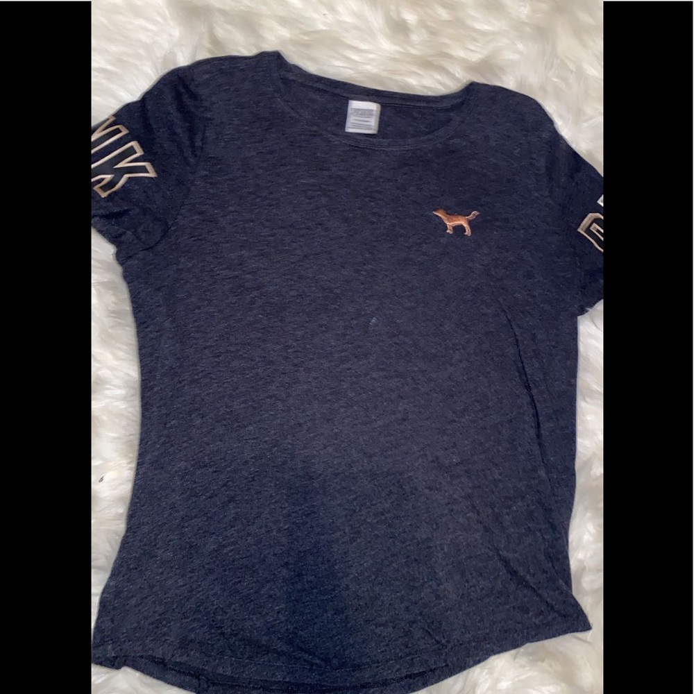 gray PINK tshirt